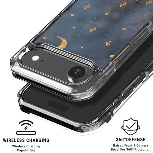 Moon and Stars iPhone 17 Air Clear Case