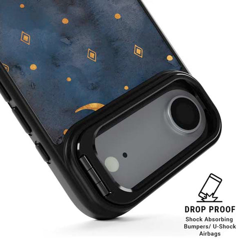 Moon and Stars iPhone 17 Air Kickstand Case