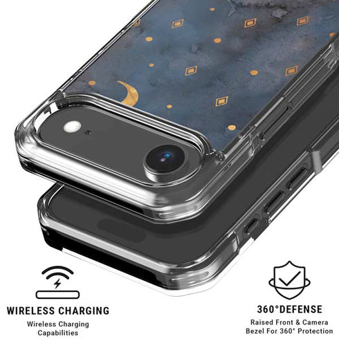 Moon and Stars iPhone 17 Air MagSafe Case
