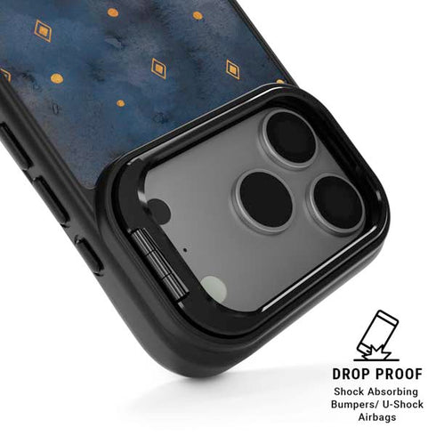 Moon and Stars iPhone 17 Pro Kickstand Case