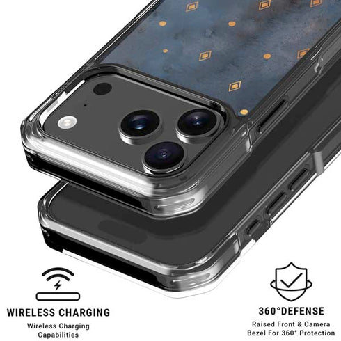 Moon and Stars iPhone 18 Pro Clear Case