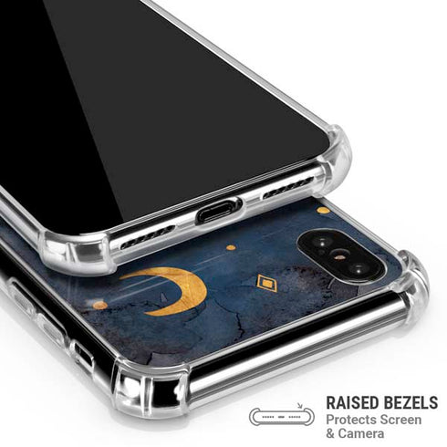 Moon and Stars iPhone X/XS Clear Case