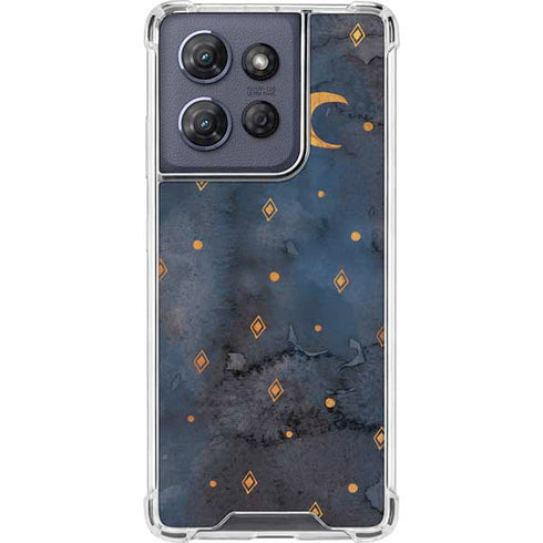 Moon and Stars Moto G 5G (2025) Clear Case