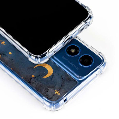 Moon and Stars Moto G 5G (2024) Clear Case