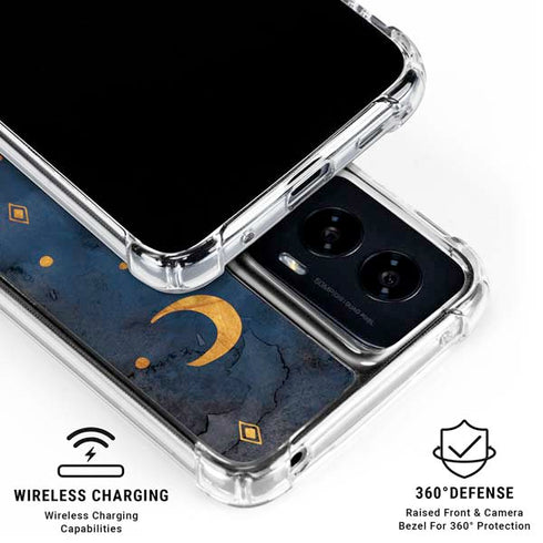 Moon and Stars Moto G Power 5G (2024) Clear Case