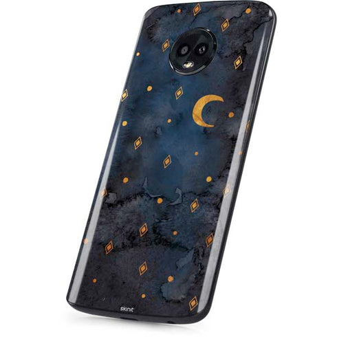 Moon and Stars Moto G6 Skin