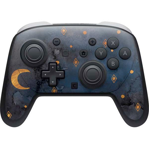Moon and Stars Nintendo Switch 2 (2025) Pro Controller Skin