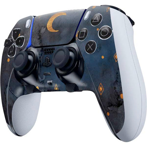Moon and Stars PS5 DualSense Edge Pro Controller Skin