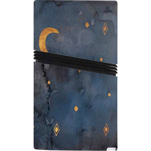 Moon and Stars PS5 Pro Console Skin
