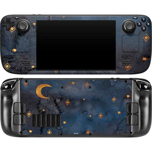 Moon and Stars Steam Deck Handheld Gaming Computer OLED Skin