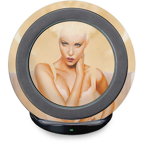 Moon Angel by LA Williams Fast Charge Wireless Charging Stand Skin