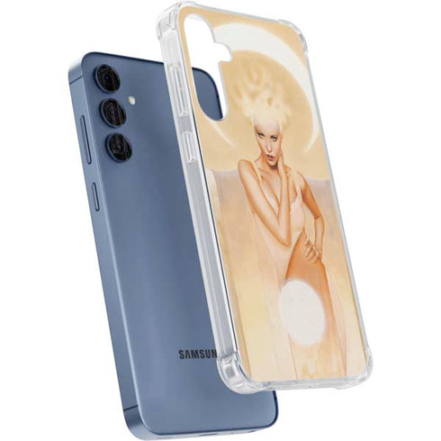 Moon Angel by LA Williams Galaxy A55 5G Clear Case
