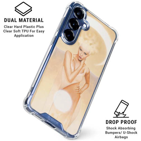 Moon Angel by LA Williams Galaxy S25 Clear Case