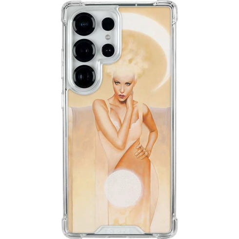 Moon Angel by LA Williams Galaxy S25 Ultra Clear Case