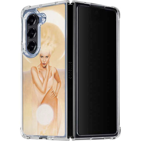 Moon Angel by LA Williams Galaxy Z Fold5 5G Clear Case