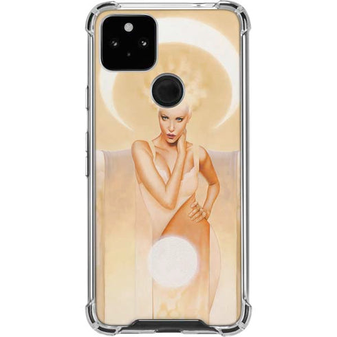 Moon Angel by LA Williams Pixel Cases