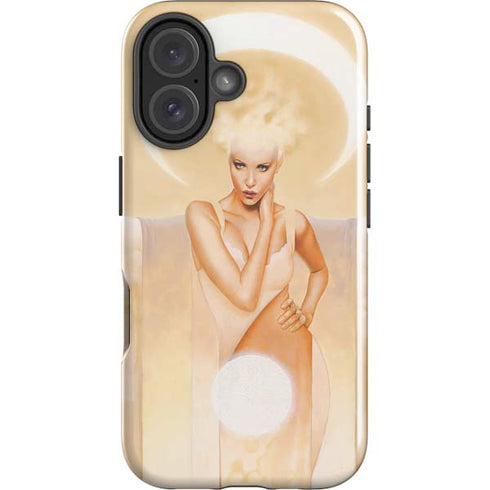 Moon Angel by LA Williams iPhone 16 Plus Impact Case