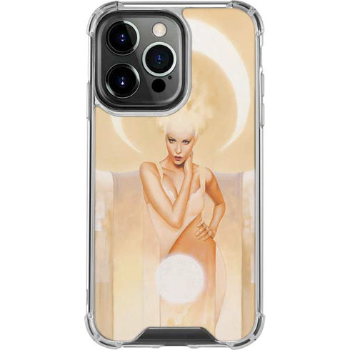 Moon Angel by LA Williams iPhone 16 Pro Clear Case