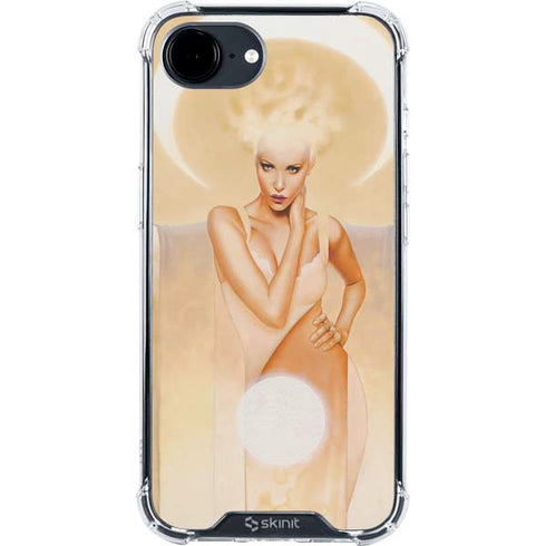 Moon Angel by LA Williams iPhone 16e Clear Case