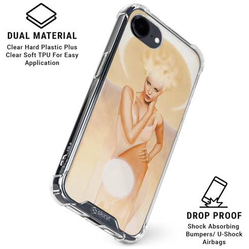 Moon Angel by LA Williams iPhone 16e Clear Case