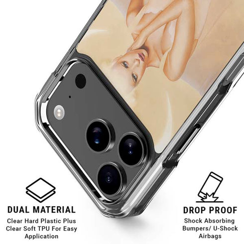 Moon Angel by LA Williams iPhone 18 Pro Clear Case