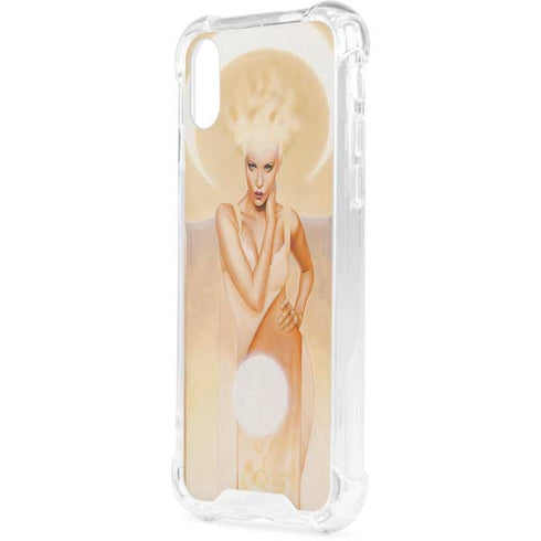 Moon Angel by LA Williams iPhone XS Clear Case