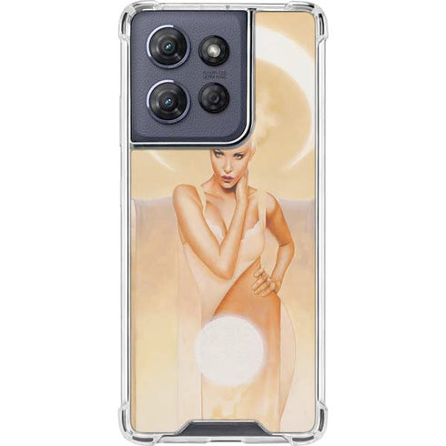 Moon Angel by LA Williams Moto G 5G (2025) Clear Case