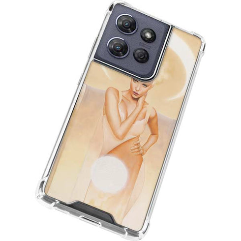 Moon Angel by LA Williams Moto G 5G (2025) Clear Case