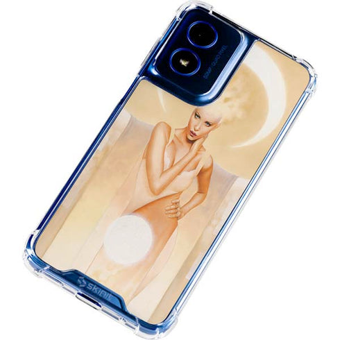 Moon Angel by LA Williams Moto G 5G (2024) Clear Case