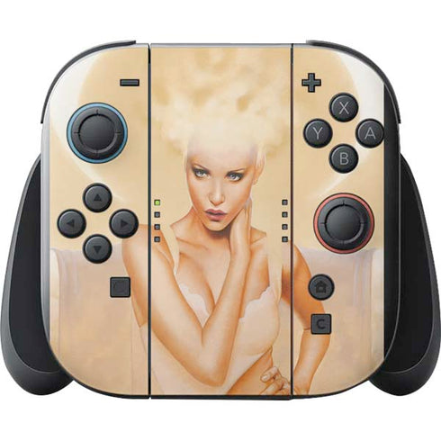 Moon Angel by LA Williams Nintendo Switch 2 (2025) with Joy-Con Skin