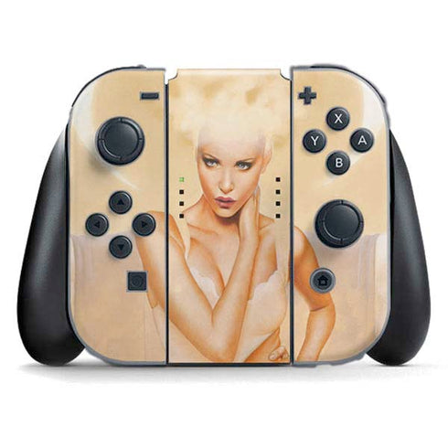 Moon Angel by LA Williams Nintendo Switch (2017-2021) Joy-Con Controller Skin