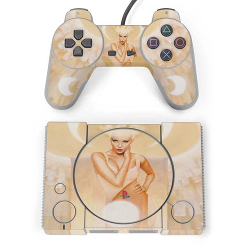 Moon Angel by LA Williams PlayStation Classic Bundle Skin