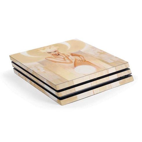 Moon Angel by LA Williams PS4 Pro Console Skin