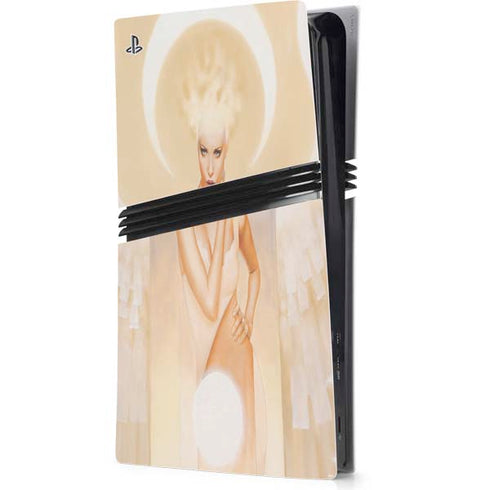 Moon Angel by LA Williams PS5 Pro Console Skin