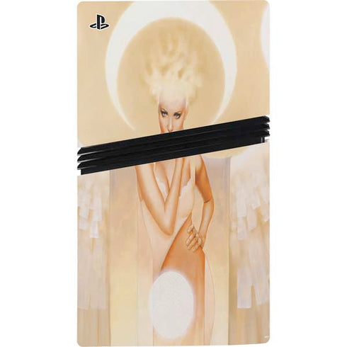 Moon Angel by LA Williams PS5 Pro Console Skin