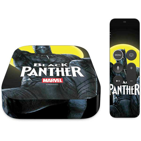 Marvel Black Panther Moon light Apple TV Skin