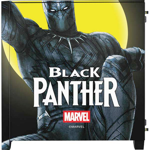 Marvel Black Panther Moon light Corsair 4000D Tempered Glass Mid-Tower ATX Case Skin