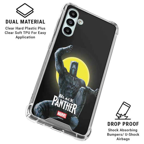 Marvel Black Panther Moon light Galaxy A13 5G Clear Case