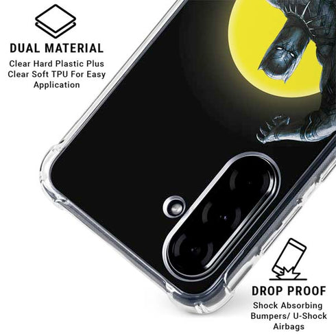Marvel Black Panther Moon light Galaxy A36 5G Clear Case
