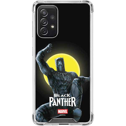 Marvel Black Panther Moon light Galaxy A72 5G Clear Case