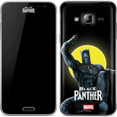 Marvel Black Panther Moon light Galaxy J3 Skin