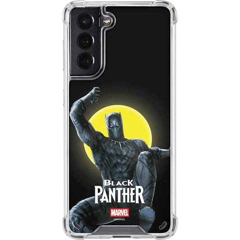 Marvel Black Panther Moon light Galaxy S21 5G Clear Case