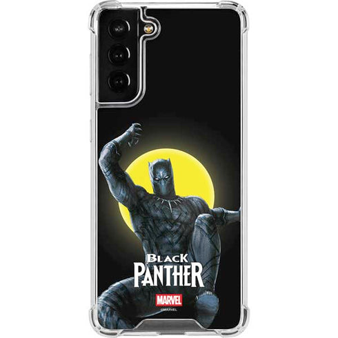 Marvel Black Panther Moon light Galaxy S21 FE Clear Case