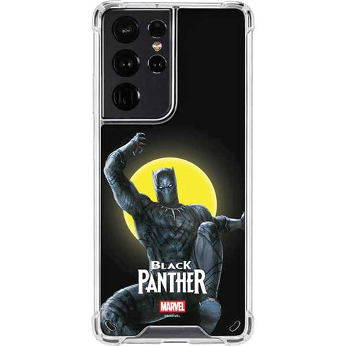 Marvel Black Panther Moon light Galaxy S21 Ultra 5G Clear Case