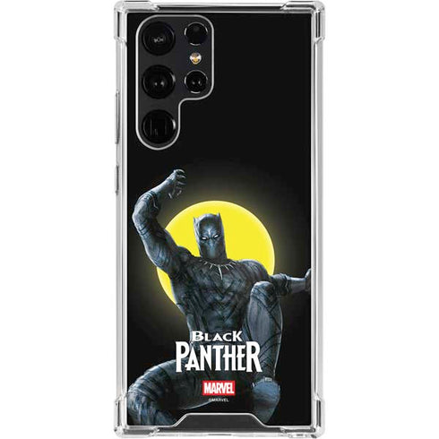 Marvel Black Panther Moon light Galaxy S22 Ultra Clear Case