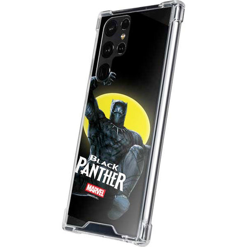 Marvel Black Panther Moon light Galaxy S22 Ultra Clear Case