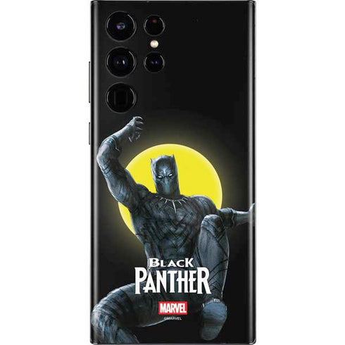 Marvel Black Panther Moon light Galaxy S22 Ultra Skin