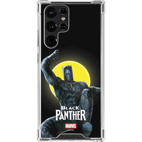 Marvel Black Panther Moon light Galaxy S23 Ultra Clear Case
