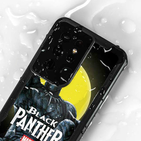 Marvel Black Panther Moon light Galaxy S24 Ultra Waterproof Case
