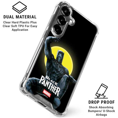 Marvel Black Panther Moon light Galaxy S26 Clear Case